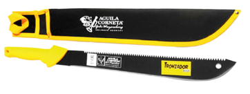 MACHETE ÁGUILA CORNETA TRONZADOR 18” CACHA AMARILLA